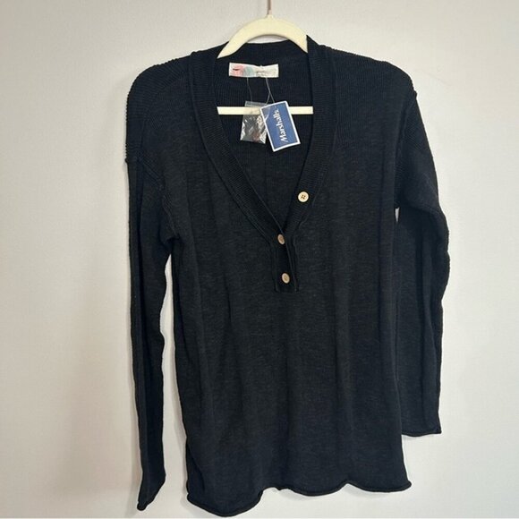 NWT Free People Beach Lounge Casual Top Shorts Black Set Women’s Size XS - Picture 2 of 11